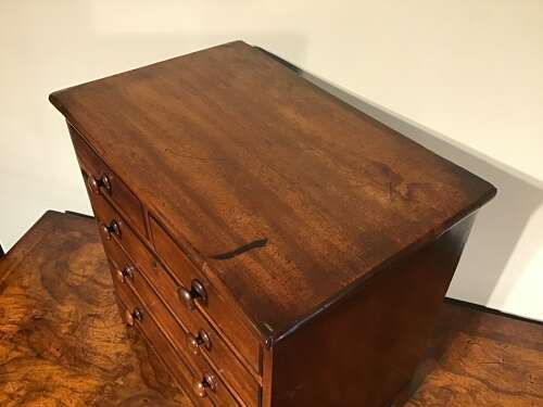 Antique miniature chest of drawers