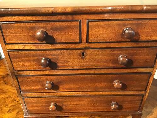 Antique miniature chest of drawers