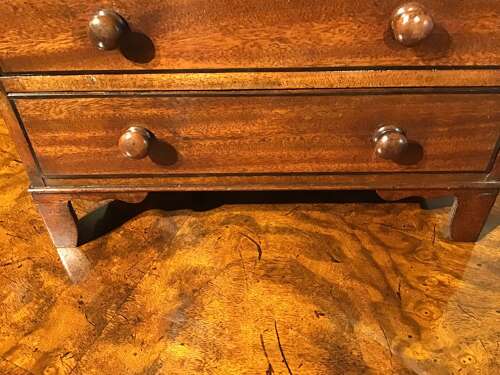 Antique miniature chest of drawers