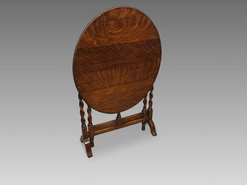 Antique oak folding table
