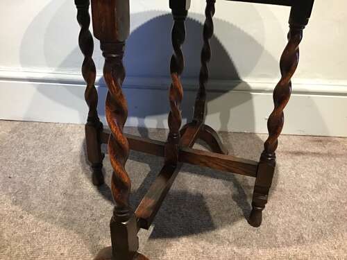 Antique oak folding table
