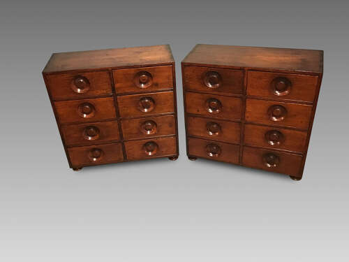 Pair of apothecary chests