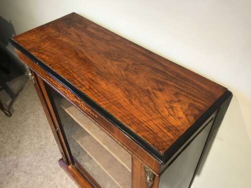 Victorian walnut pier cabinet