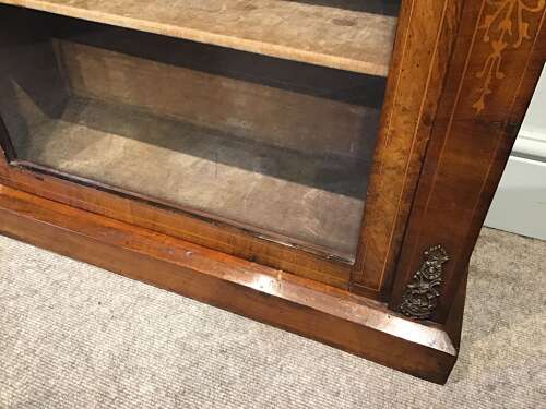 Victorian walnut pier cabinet