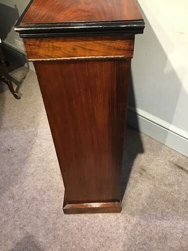 Victorian walnut pier cabinet