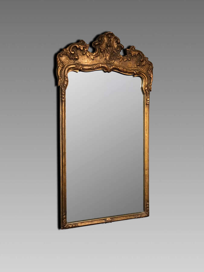 Antique gilt mirror