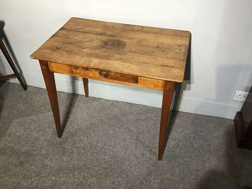 Antique fruitwood sidetable