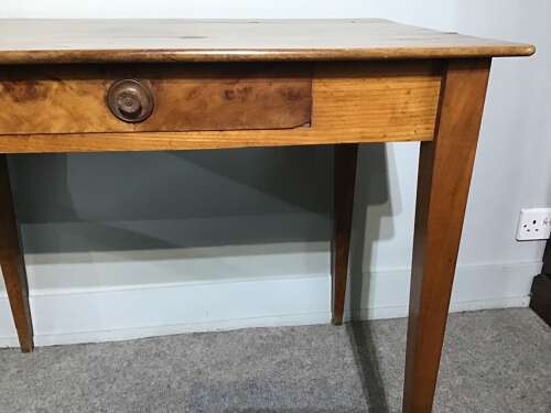 Antique fruitwood sidetable