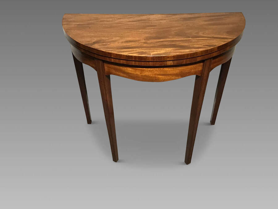 Georgian card table