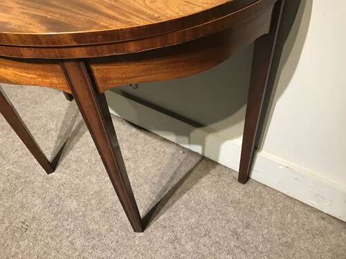 Georgian card table