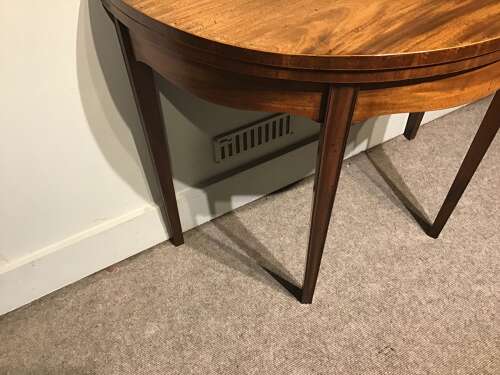 Georgian card table