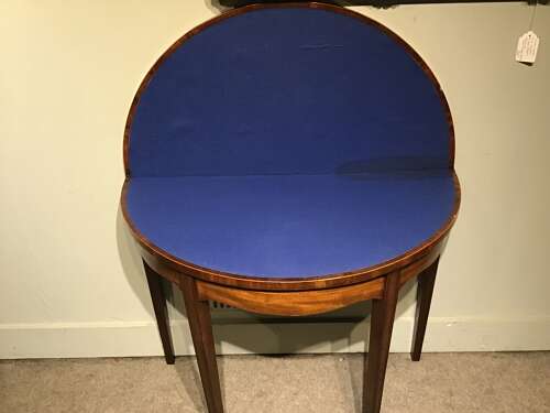 Georgian card table