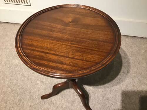 Mahogany wine table
