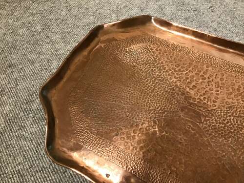Arts and crafts copper tray