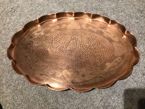 Set of four arts and crafts trays