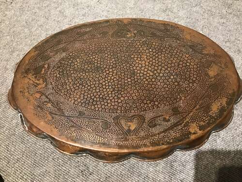 Set of four arts and crafts trays