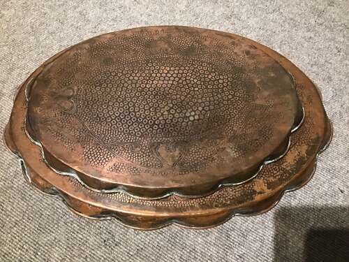 Set of four arts and crafts trays
