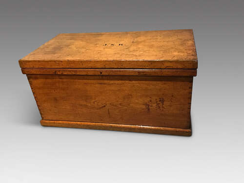Antique teak trunk