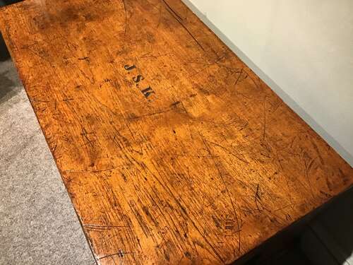 Antique teak trunk
