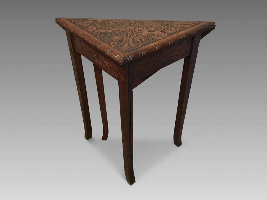 Antique corner table