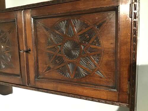 Antique wall cabinet
