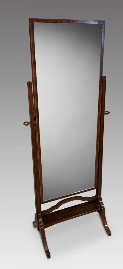 Antique cheval mirror