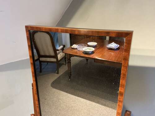 Antique cheval mirror