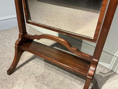 Antique cheval mirror