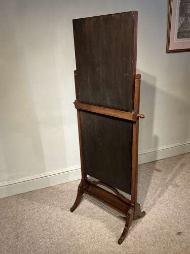 Antique cheval mirror