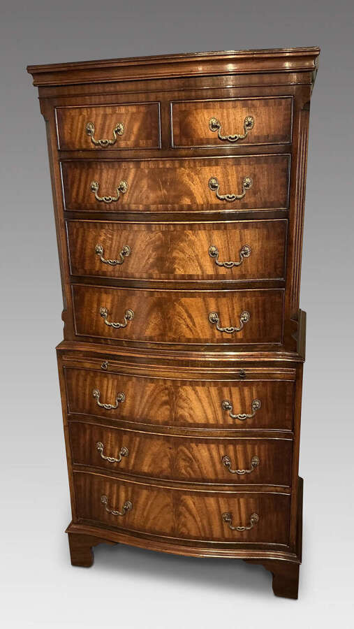 Mahogany tall chest