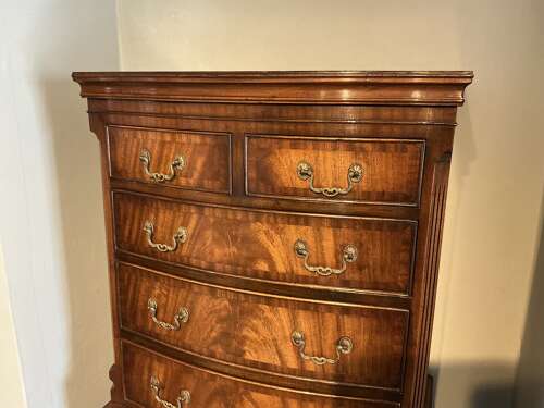 Mahogany tall chest