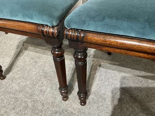 Pair of antique rosewood chairs