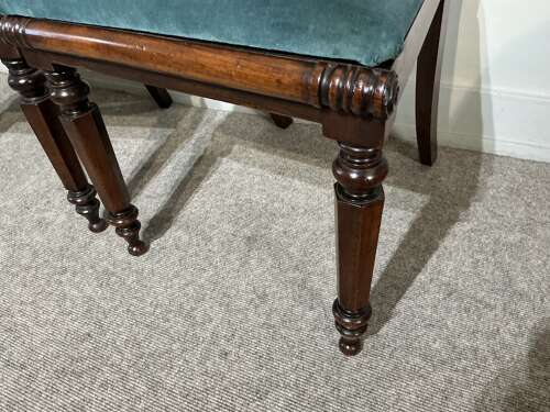 Pair of antique rosewood chairs.