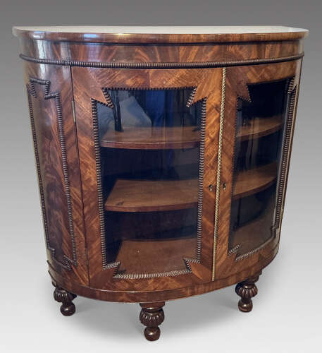 Regency mahogany side cabinet.