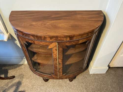 Regency mahogany side cabinet.