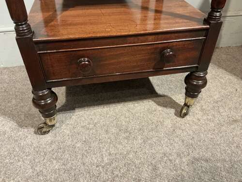 Regency mahogany whatnot.