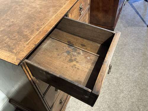 Antique walnut chest of drawers