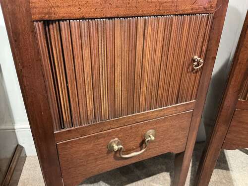Pair of antique bedside cabinets