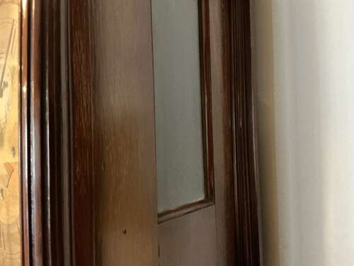Antique mahogany longcase clock