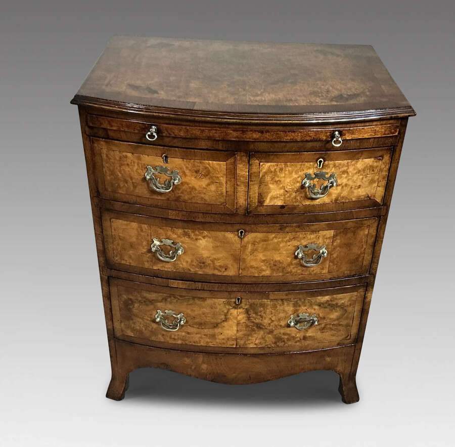 Antique walnut chest of drawers