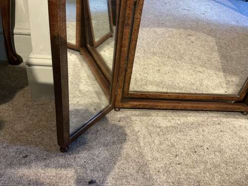 Triptych mirror