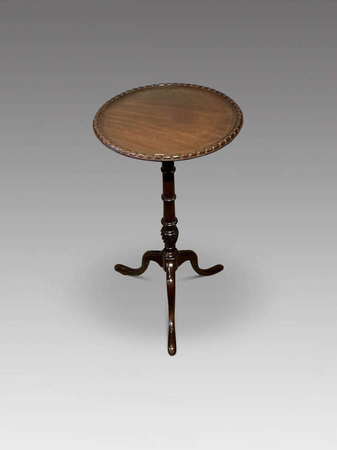 Antique mahogany wine table