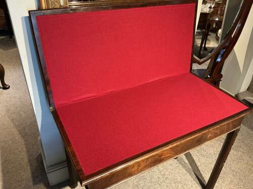 Georgian card table