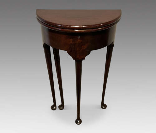 Antique demi lune tea  table