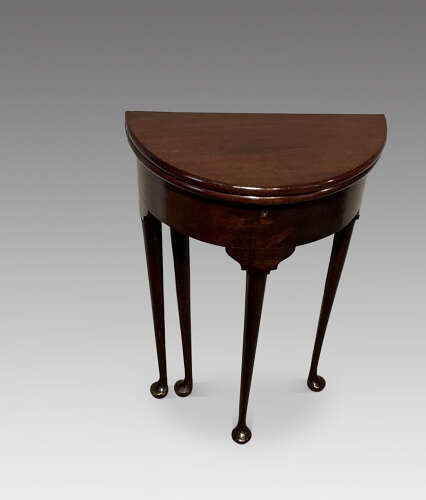 Antique demi lune tea  table