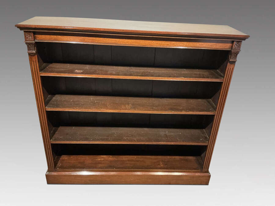 Antique open bookcase