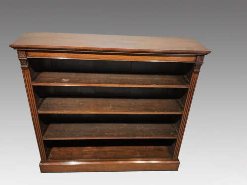 Antique open bookcase