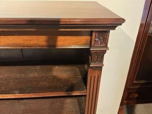 Antique open bookcase