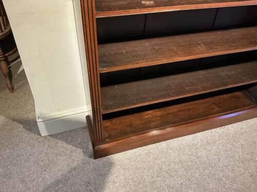 Antique open bookcase