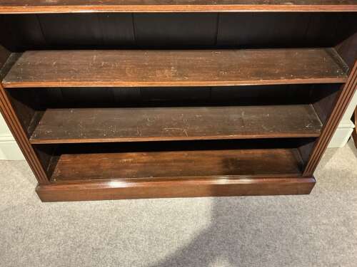 Antique open bookcase